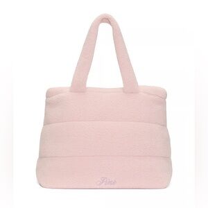 BNWT Victoria’s Secret PINK plush tote